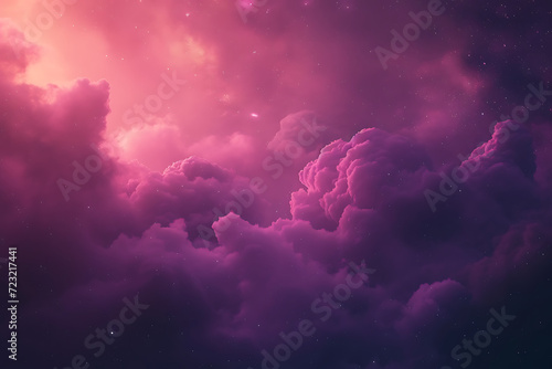 clouds and stars wallpaper in © Dolphine