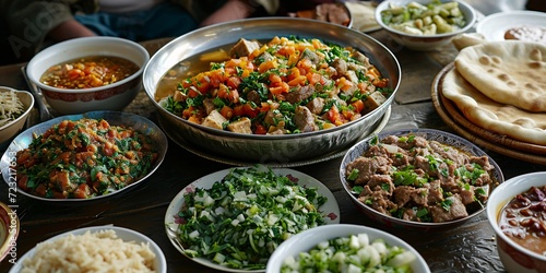 Laghman offered at a Uyghur eatery.