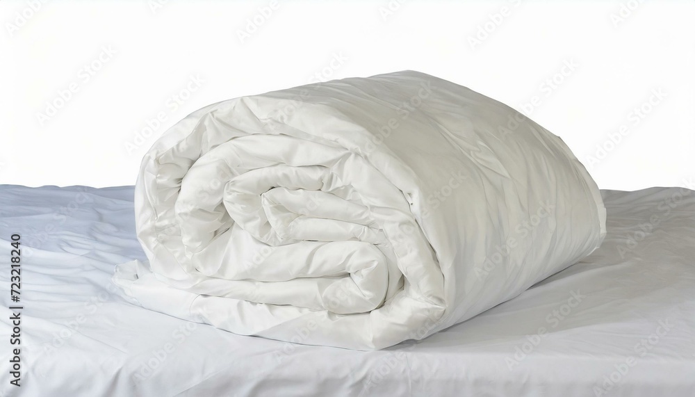Obraz premium White folded duvet 