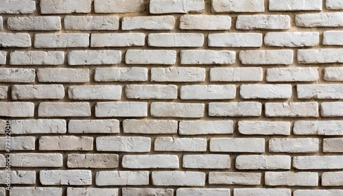 seamless loft styled white painted old brick wall background