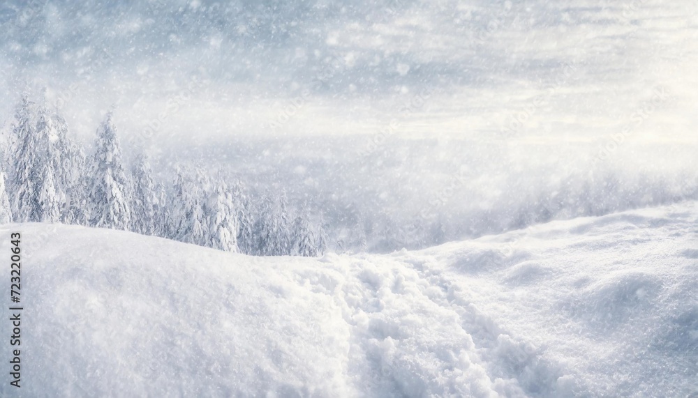 fresh snow background natural winter background texture blurred