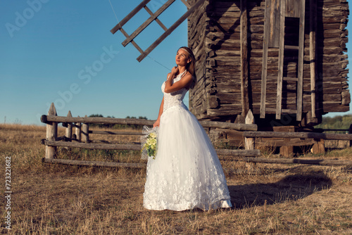 Young woman in Ukrainian nature