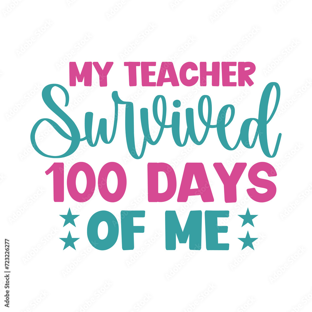 100 Days of School typography design on plain white transparent isolated background for card, shirt, hoodie, sweatshirt, apparel, tag, mug, icon, poster or badge 100 Days of School typography design on plain white transparent isolated background for card, shirt, hoodie, sweatshirt, apparel, tag, mug, icon, poster or badge