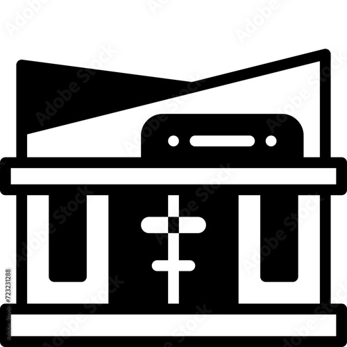 nightclub solid line icon
