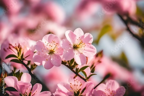 pink cherry blossom © Aqsa