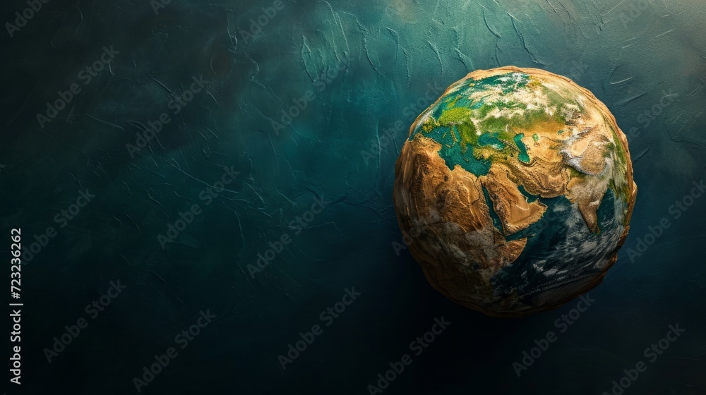 Planet earth. View from space to earth. Planet earth. View from space to earth.