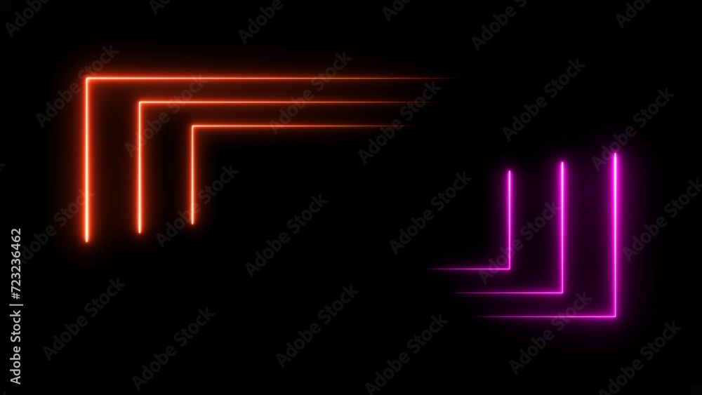 abstract beautiful glowing neon squire shape illustration background abstract beautiful glowing neon squire shape illustration background
