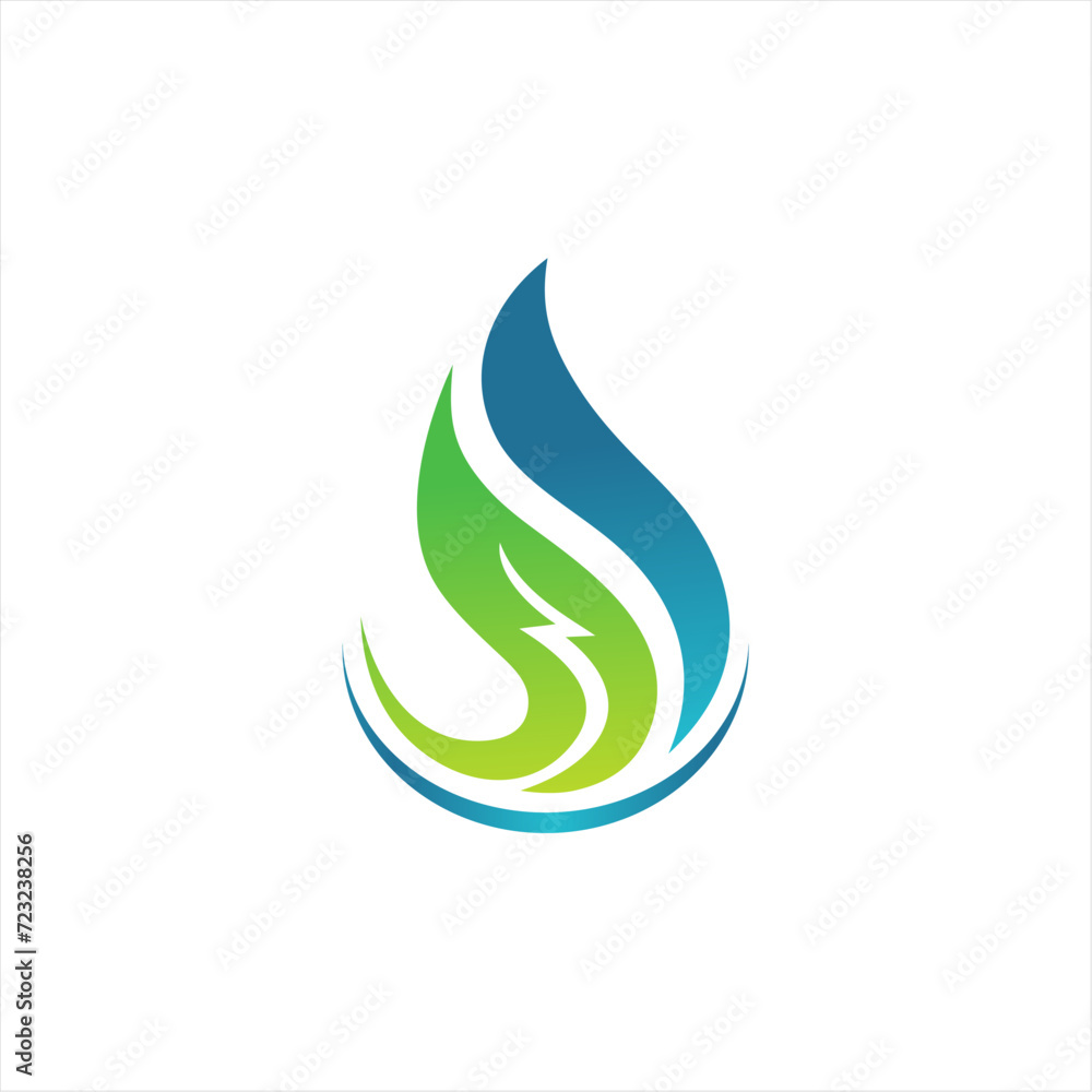 water leaf ecology logo icon vector template water leaf ecology logo icon vector template