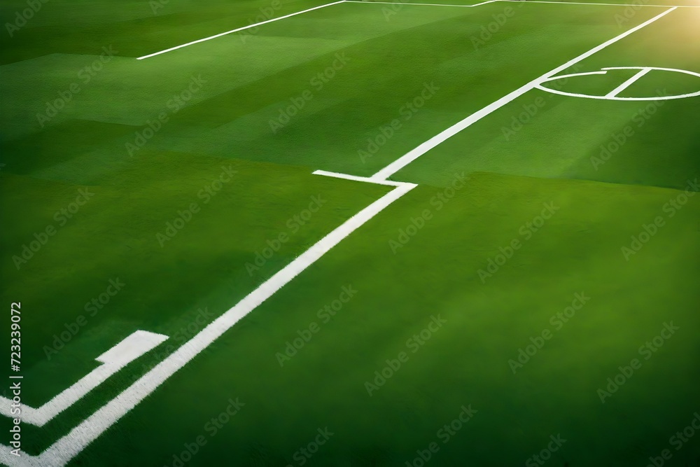 soccer field with goal