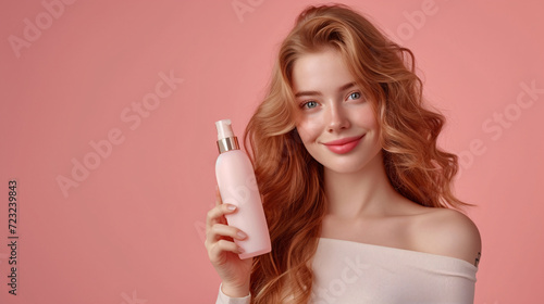 Beauty skin. Head and shoulders of asian indonesian woman model, touching glowing, hydrated facial skin, apply toner, skin cream or lotion for healthy look, after shower portrait, white background.