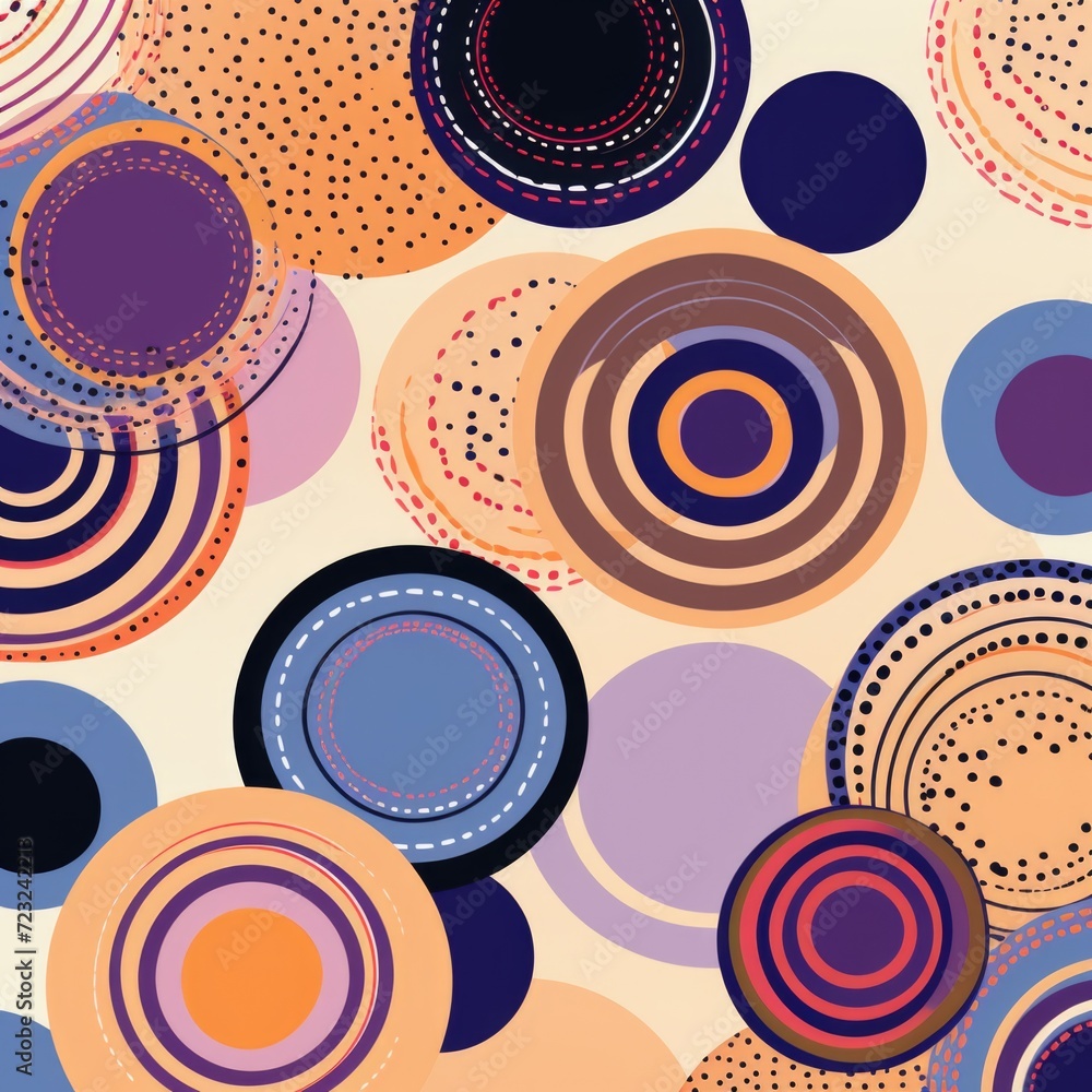 Fototapeta premium Beautiful abstract background of geometric shapes