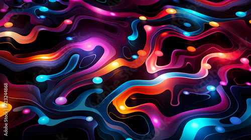 Abstract seamless doodle background, artistic background