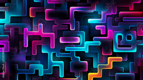 Abstract seamless doodle background, artistic background