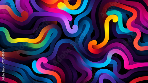Abstract seamless doodle background, artistic background