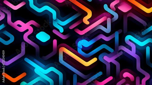 Abstract seamless doodle background, artistic background