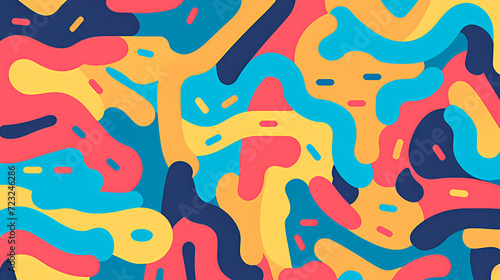 Abstract seamless doodle background, artistic background