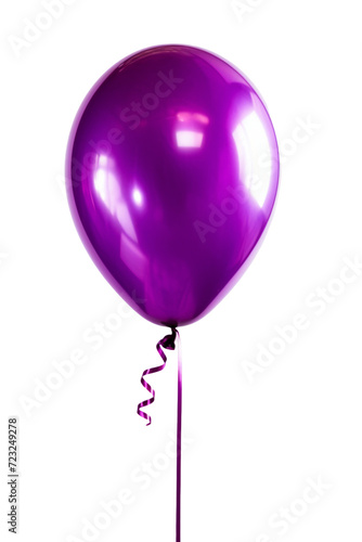 purple balloon isolated