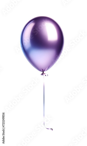 purple birthday balloon