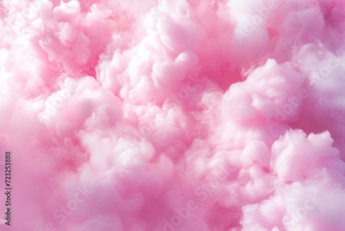 Blurred abstract texture of soft pink cotton candy a sweet candyfloss background photo