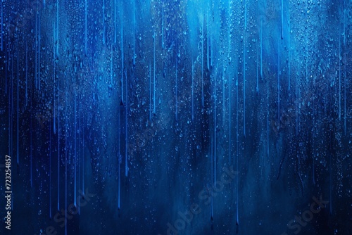 blue border abstract pixel rain background photo