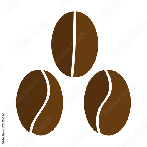 Coffee beans line icon. Tea, morning, grain, aroma, milk, sugar, cheerfulness, breakfast, cappuccino, caffeine. Vector icon for business and advertising