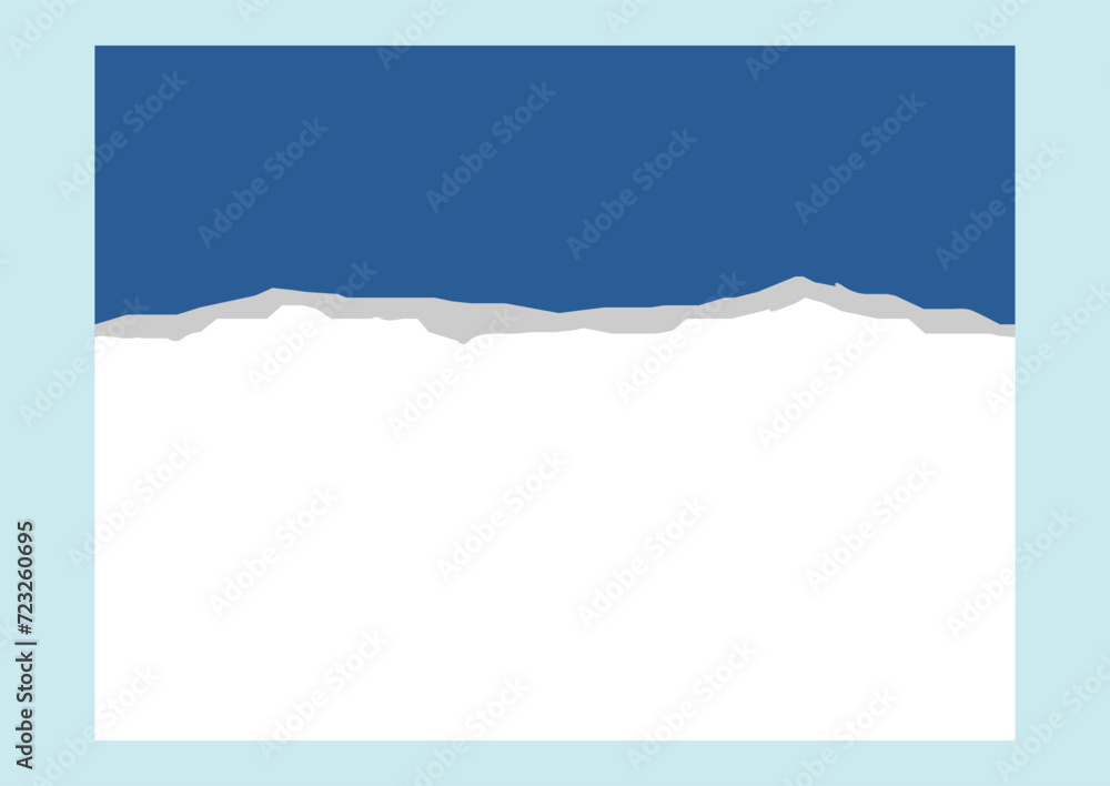 Blue ripped note, Torn paper edges for background. Ripped texture paper isolated on white background. Vector illustration. EPS file 164. Blue ripped note, Torn paper edges for background. Ripped texture paper isolated on white background. Vector illustration. EPS file 164.