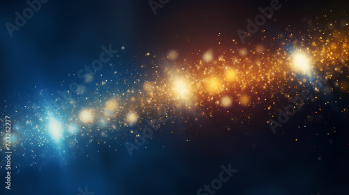 Featuring stunning soft bokeh lights and shiny elements. Abstract festive and new year background