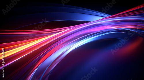Line glowing motion blur illustration light background  energy neon light  effect bright line glowing motion blur