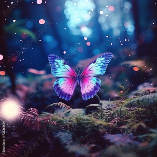 _A_beautiful_pink__blue__purple_color_mixed_butterfly