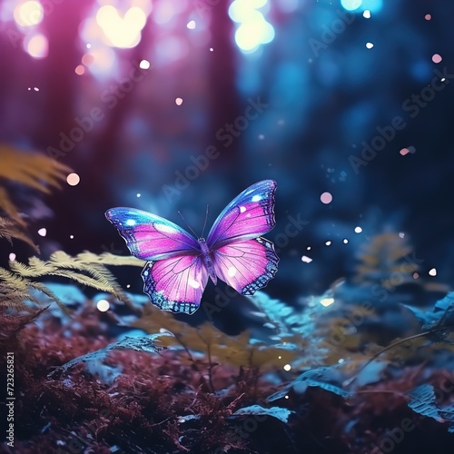 _A_beautiful_pink__blue__purple_color_mixed_butterfly