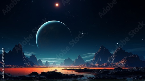 The view from an exoplanet to its stars and the neighbor planets