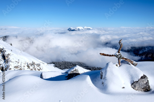 Winterliches Gipfelpanorama im Garmischer Hinterland