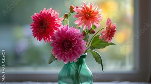 bouquet of flowers in a vase