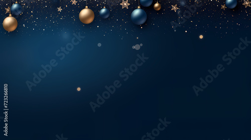 Luxurious shiny Christmas ball decoration, Christmas and New Year ornaments background