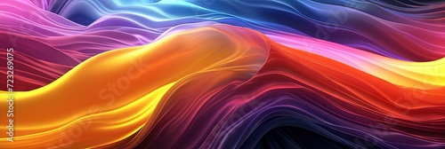 multicolored rainbow chromatic spectrum abstract design for background and  texture photo