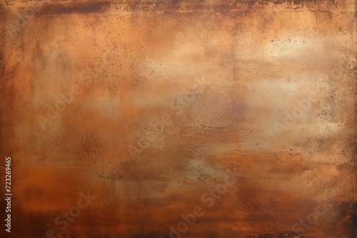 Vintage Copper Texture for Backgrounds and Designs - Rustic Metal Plate with Stunning Patina