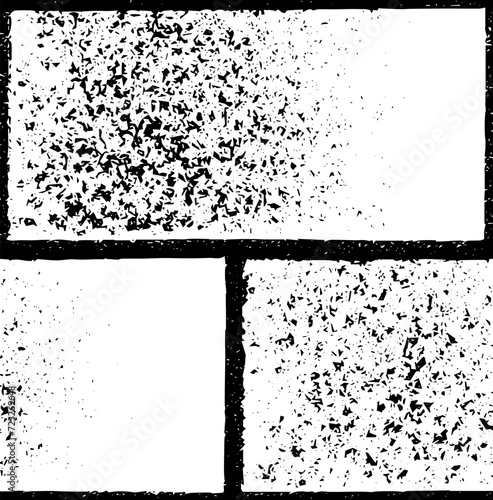 Wallpaper Mural Rustic grunge vector texture with grain and stains. Abstract noise background. Weathered surface. Dirty and damaged. Detailed rough backdrop. Vector graphic illustration with transparent white. EPS10. Torontodigital.ca