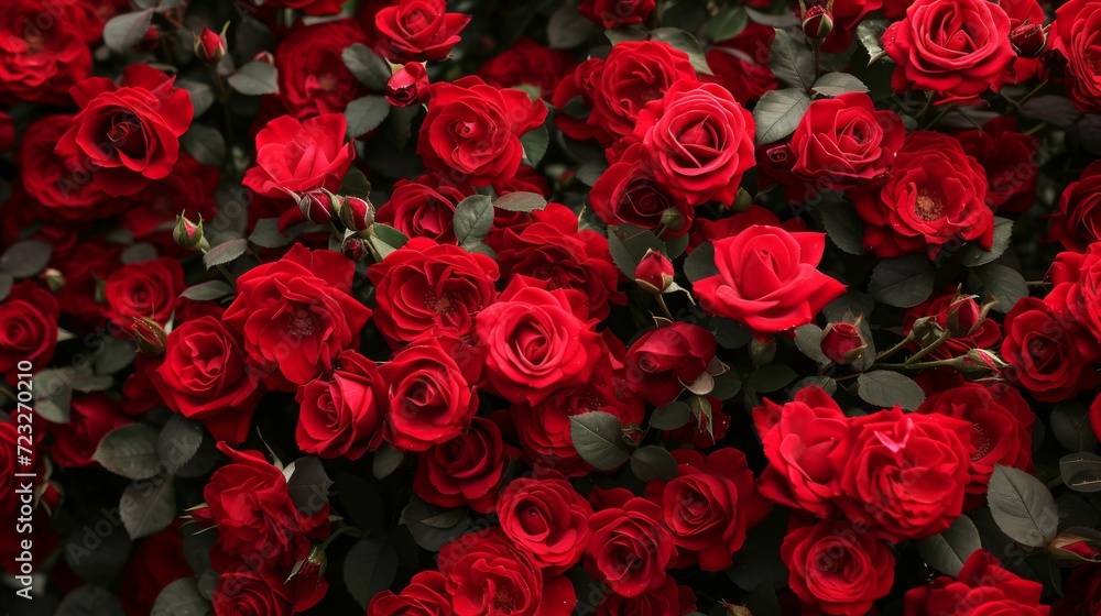 Red roses background, Valentine's Day concept Red roses background, Valentine's Day concept