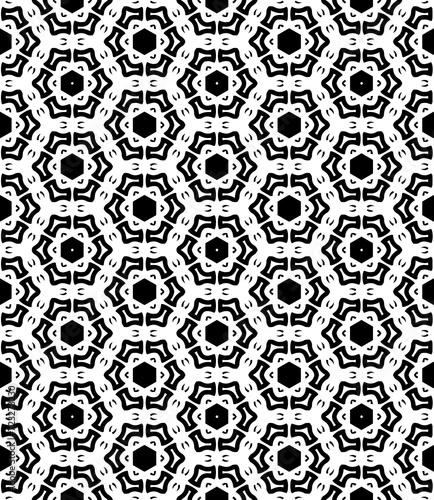 Black seamless abstract pattern. Overlay for background and backdrop. Ornamental design. PNG graphic illustration with transparent background.