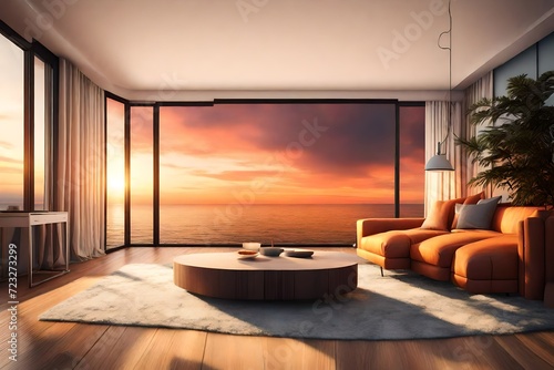 Wallpaper Mural Create a design concept for a contemporary living room. Explore furniture styles, color palettes, and layout arrangements that promote a sleek and modern atmosphere. Torontodigital.ca