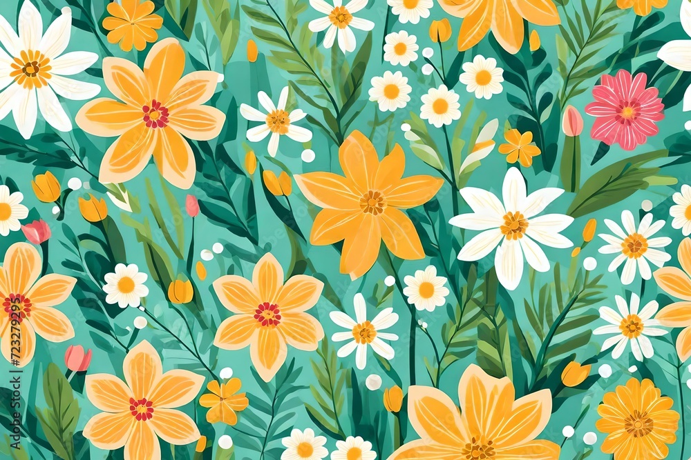 seamless floral pattern seamless floral pattern