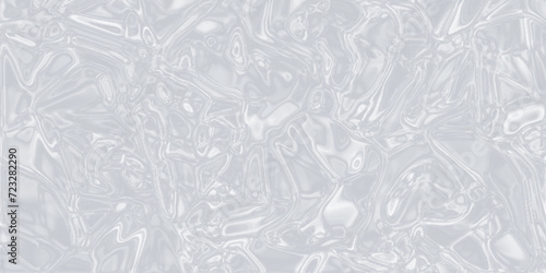 Crystal clear Shiny white or gray abstract background texture, the texture of a crumpled crystalized marble, plastic or polyethylene bag texture with liquid stains, Texture of ice on the surface.	