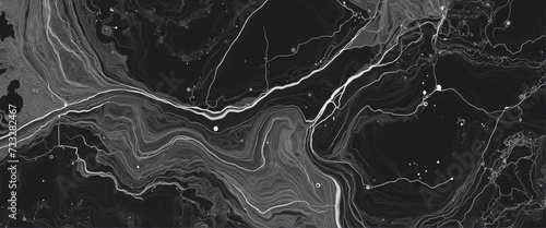 Monochrome displacement map texture aberration photo