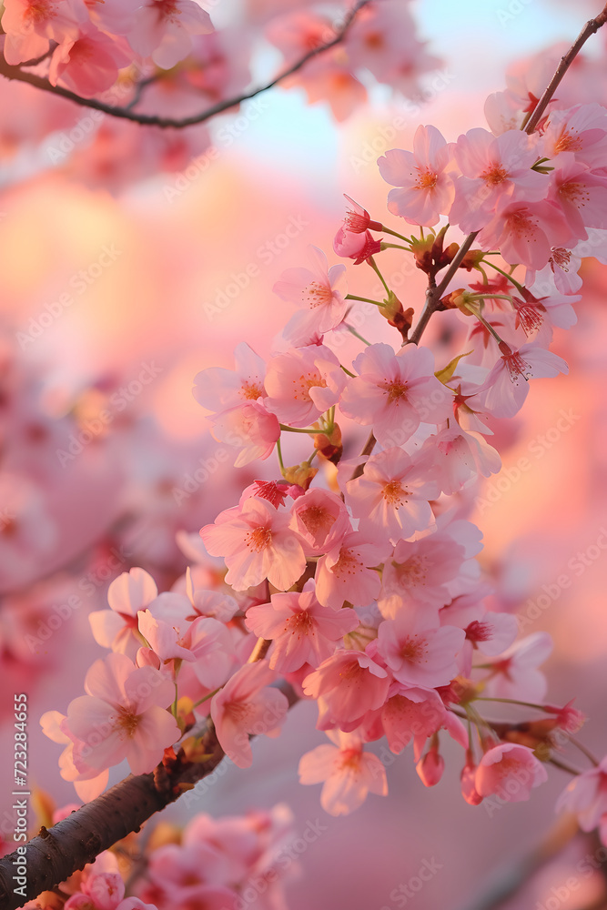 Kyoto's Sakura Symphony: Park Blooms in Soft Morning Light