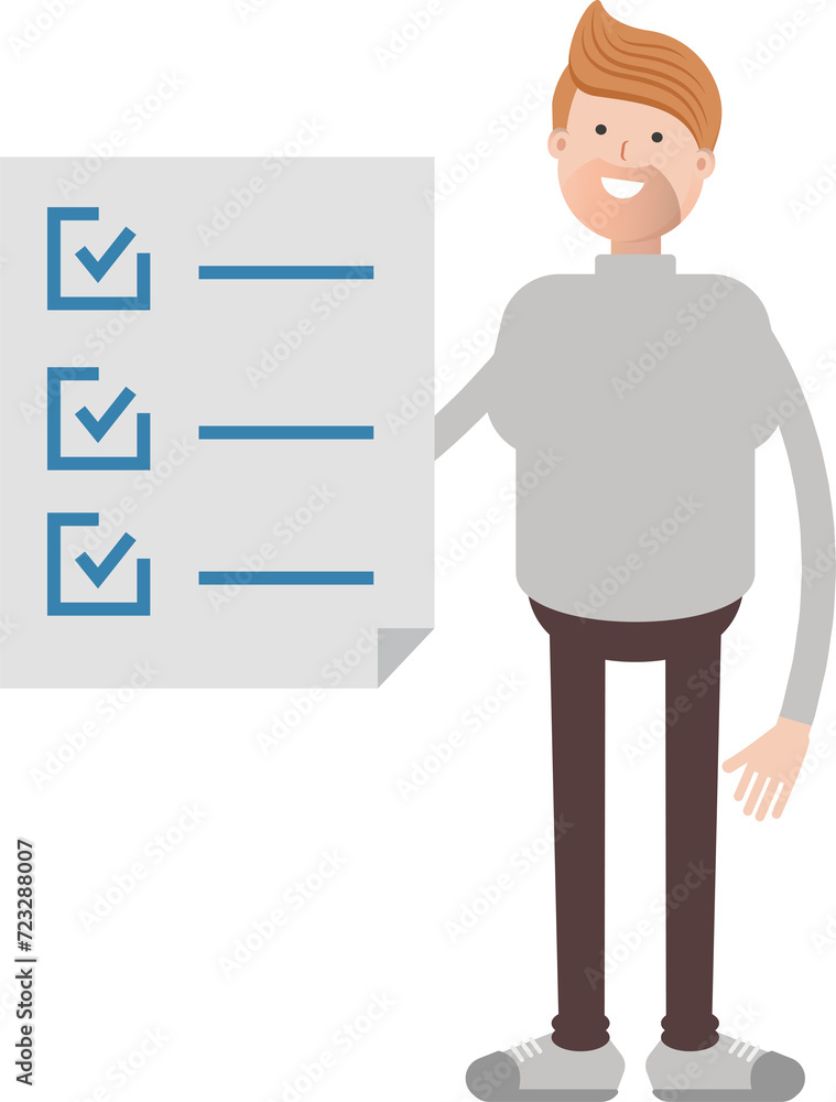 Male Character and Check List Document
Male Character and Check List Document