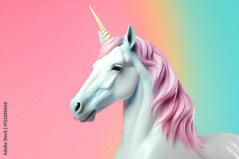 Beautiful Unicorn Design, Perfect for your Project or Wallpaper, Ai Generative Beautiful Unicorn Design, Perfect for your Project or Wallpaper, Ai Generative
