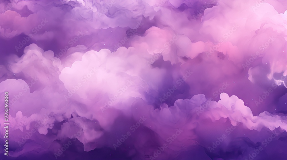Abstract purple clouds background