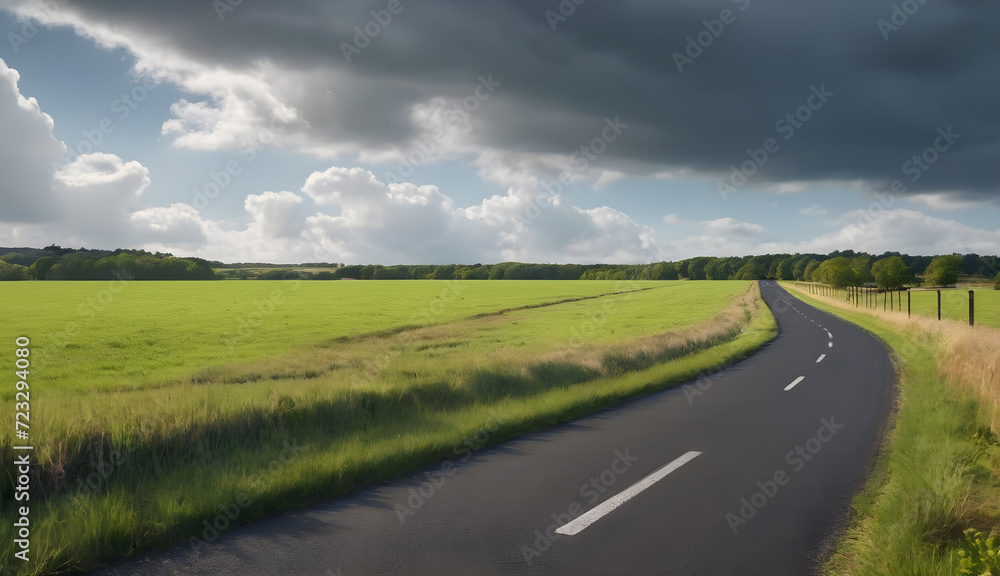 Whispers of Adventure Endless road through Grass Land, whispering tales of faraway lands and untold stories Whispers of Adventure Endless road through Grass Land, whispering tales of faraway lands and untold stories