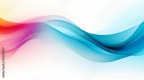 Abstract wave illustration with graceful curves and shades