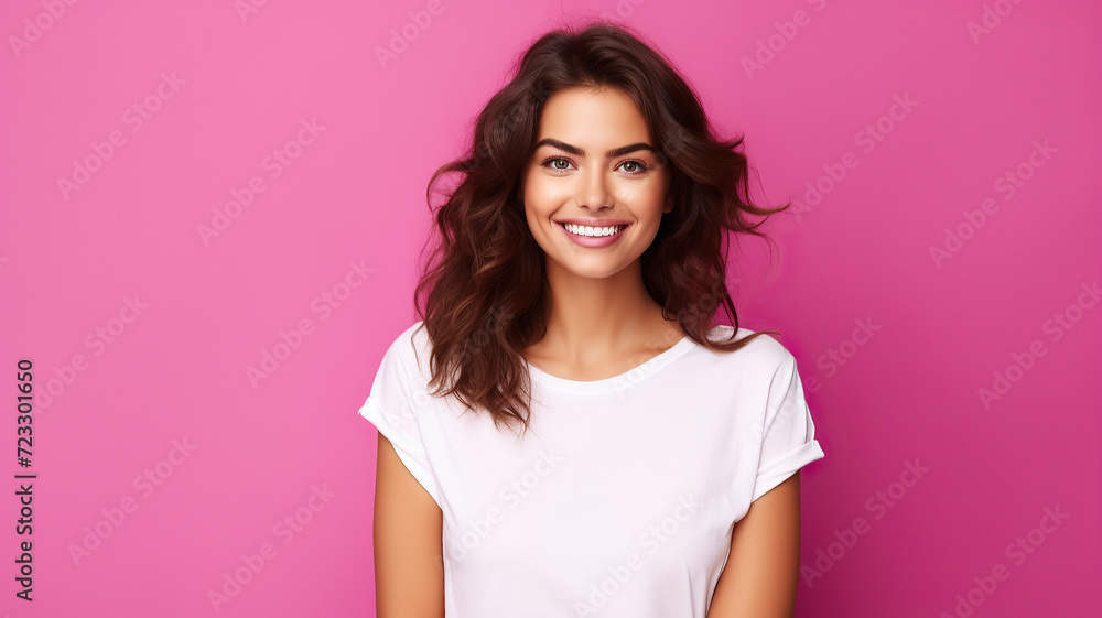 Portrait of a smiling young woman Portrait of a smiling young woman